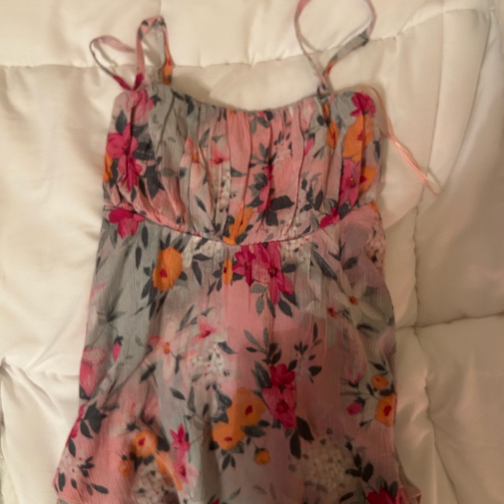 Hollister Tank Ruffle top